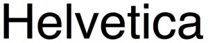 helvetica lettertype