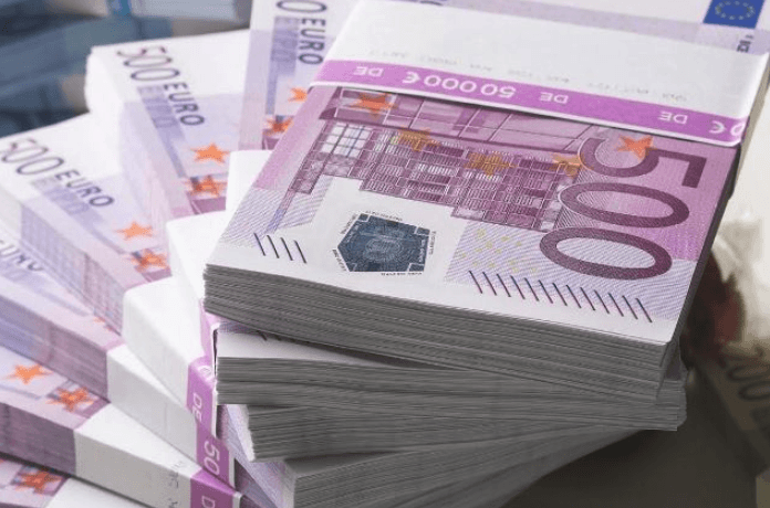 bundels van 500 euro briefgeld